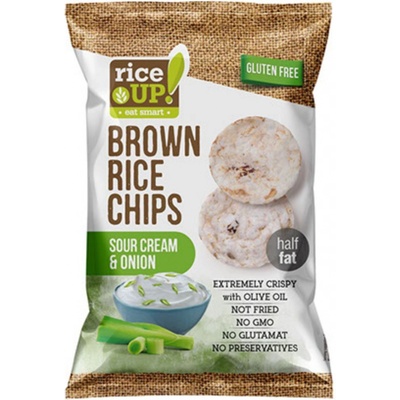 Rice Up Rýžové chipsy smetana a cibule 60 g
