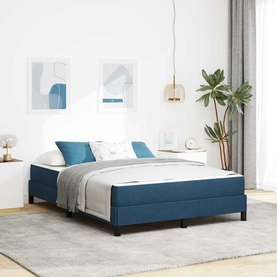 zahrada-XL 3398492 Postel s boxspringem s matrací Modrá textil