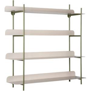 PT LIVING Зелен/сив на няколко нива метален стенен рафт 60 cm Reina Cuatro - PT LIVING (PT4389GR)