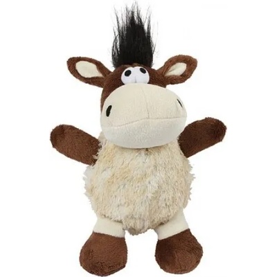 Kerbl Shaggy Donkey - Играчка Магаре меко, със звук 24 см, Германия - 82355