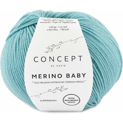 Katia Merino Baby Farba: 74 - Light turquise