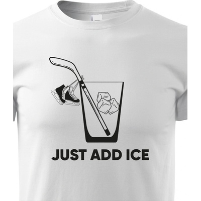 dětské tričko Just add ice bílá
