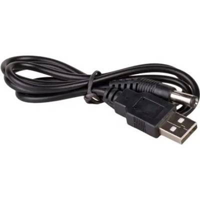Akyga AK-DC-01 USB-A 2.0 - DC 5, 5 x 2, 1 мм M/M захранващ кабел 0, 8 м, черен (AK-DC-01)
