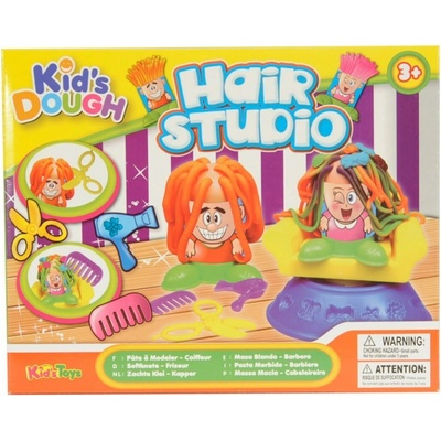 KID´S TOYS farebná plastelína set Kadernícky salón