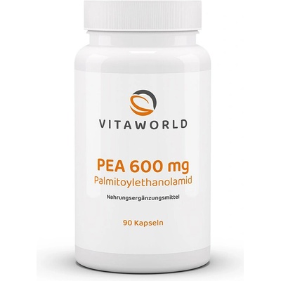vitaworld Срещу болка и възпаление - PEA (палмитоилетаноламид), 600 mg x 90 капсули (19493755 VW)