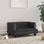 vidaXL Кучешко легло черно 60x40x30 см кадифе (171910)
