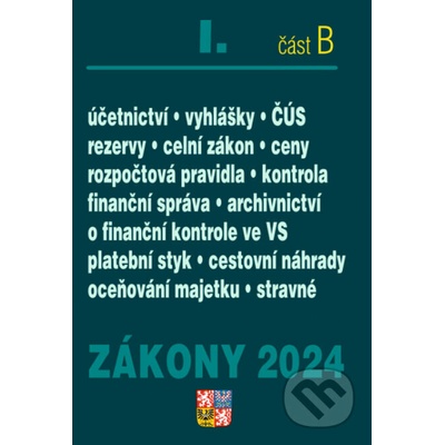Zákony I. B / 2024 - Účetní zákony a ČÚS