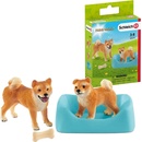 Schleich 42479 set sučka so šteniatkom Šiba inu
