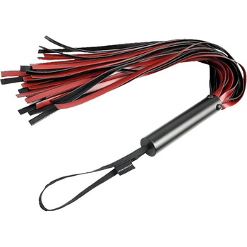 Sportsheets Кожен камшик Saffron Flogger Червен