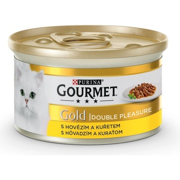Gourmet Gold hovězí & kuře 85 g