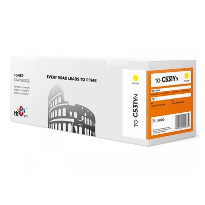 Compatible oki c531 Тонер жълт (to-c531yn) (to-c531yn)