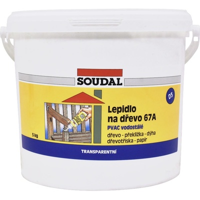SOUDAL Lepidlo na dřevo 67A vodostálé 5 kg