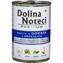 Konzervy pre psov Dolina Noteci Premium treska a brokolica 400 g