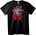 NOONEBRAND Тениска Любовен херувим с рози - XS, Black