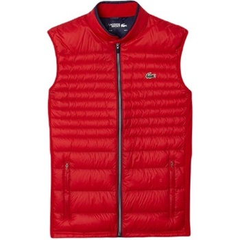 Lacoste Мъжка грейка/елек Lacoste Men's SPORT Lightweight Water-Resistant Quilted Vest - Червен