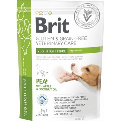 Brit GF Veterinary Diets Dog Veg Fibre 0,4 kg