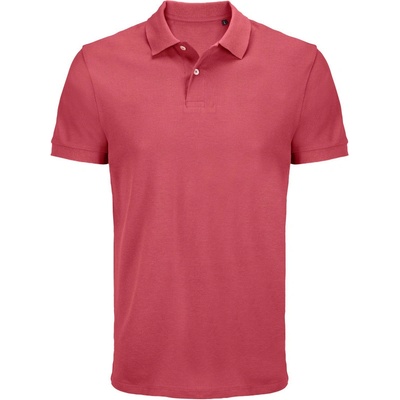 Sol´s Collection polokošile Pacific piqué těžká bavlna krátký rukáv unisex COT254439anb01-folk pink