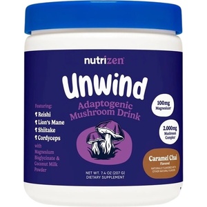 Nutricost Unwind | Adaptogenic Mushroom Drink [207-258 грама] Карамел