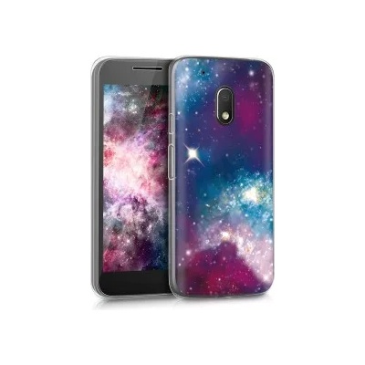 kwmobile Кейс с дизайн космос за Lenovo Moto G4 Play - многоцветен