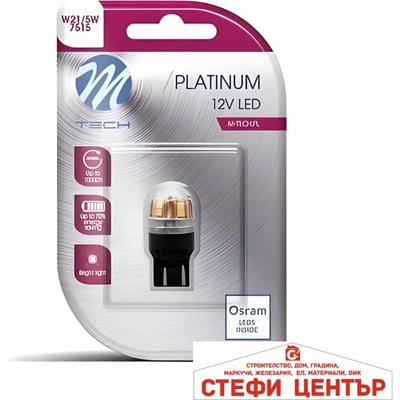 Paolo Диодна Крушка М-ТЕХ lb829w-01b w21/5w 12-24v 1БР (282556)