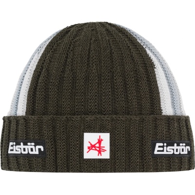 Eisbär Зимна шапка (beanie) Eisbär Leizel Ski Austria Beanie - Outdoor Green / White / Fjord - размер One Size (904-5484-0211)