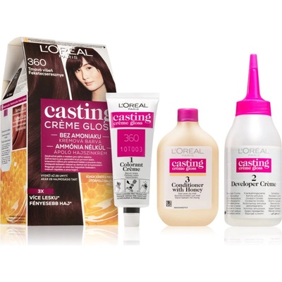 L'Oréal Casting Creme Gloss боя за коса цвят 360 Black Cherry