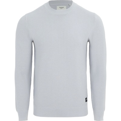 Firetrap Пуловер Firetrap Crew Neck Jumper Knitted Pullover Men - Light Grey