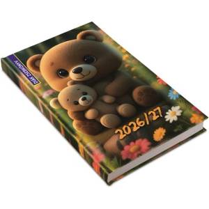 Realsystem Студентска книжка, седмична, 2026/2027 учебна година, realsystem, плюшено мече (ta26-5313-62)