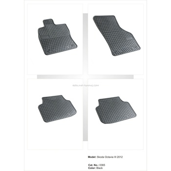 Image 1 of Гумени стелки за Skoda Octavia 2012 (pa51292-0365)