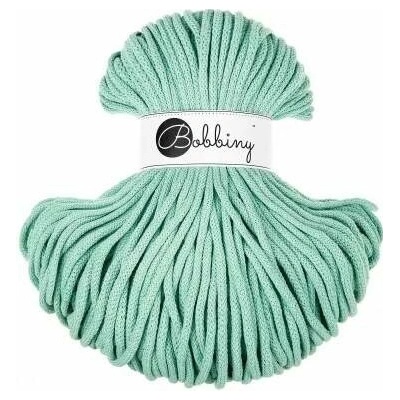 Bobbiny Premium 5 mm Jelly Mint – bavlnená šnúra 100 m na macramé a háčkovanie