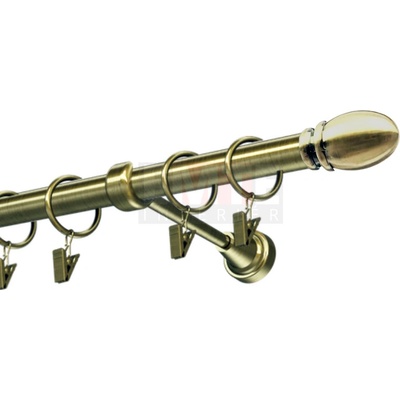 Karpol Garniža 19 mm Oval antik jednoduchá 150 - 600 cm