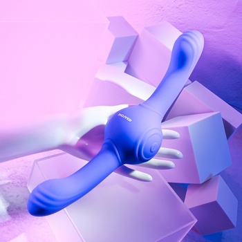 Image 1 of EVOLVED Our Gyro Vibe Dual End Vibrator Purple