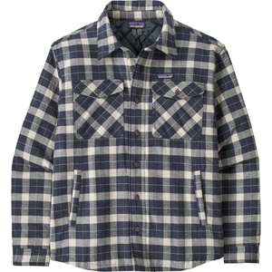 Patagonia Мъжко ежедневно яке Patagonia Lightweight Insulated Fjord Flannel Shirt Casual jacket - Evergreen Fjord: Smolder Blue - размер XS (003-2926-1011)