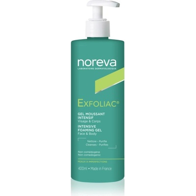 Noreva Exfoliac Intensive Foaming Gel пенлив почистващ гел против несъвършенства на кожата 400ml