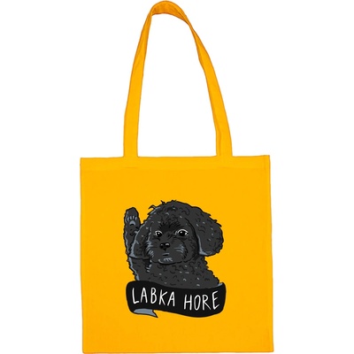 Taška Labka Hore Anička Unisex Pastelová žltá