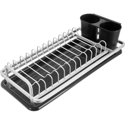 Odkapávač na nádobí Orion DELUXE hliník+tác UH 41,5x17x11 cm