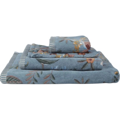 Pip Studio Secret Garden ručník 55 x 100 cm modrý