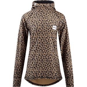 Eivy Дамско синтетично термобельо Eivy Women's Icecold Hood Top Longsleeve - Leopard (114-3230-0113)