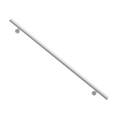 Držadlo zábradlia Pertura Ø 40 mm, 1500 mm, biele, komplet vr. príslušenstva (13)