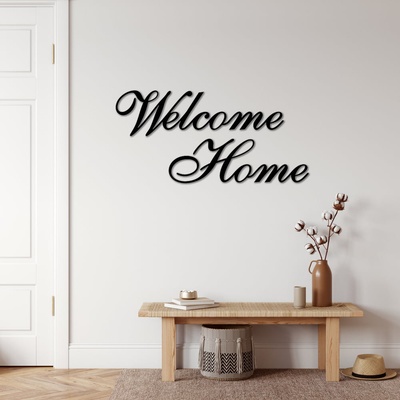 Decono Метален Надпис Welcome Home