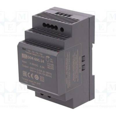 MEAN WELL DDR-60G-24 Měnič: DC/DC; 60W; Uvst: 9÷36VDC; Uvýst: 24VDC; Ivýst: 2,5A; DDR
