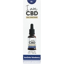 I am CBD Full Spectrum CBD 15% borůvka konopný olej 10 ml