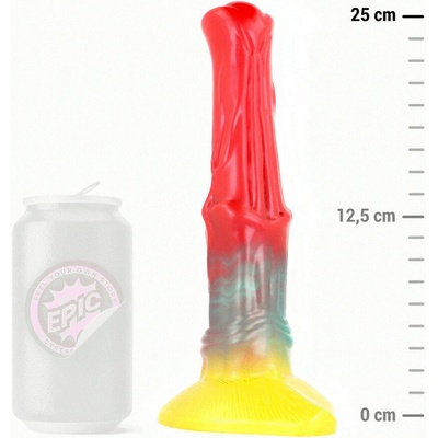 Epic Aethon silikónové dildo s prísavkou 25 x 5,5 cm