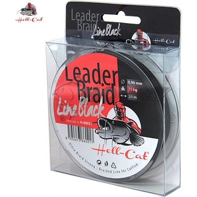Hell Cat šňúra Leader Braid Line Black 20m 1,20mm 100kg