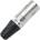QED Накрайник QED Reference XLR M - бял (QE3288-W)