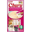 Ostatné krmivo pre mačky Churu Cat Tuna & Shrimp 4 x 14 g