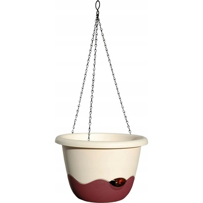 Plastia Květináč plast béžový 30 x 30 x 30 cm