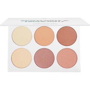 BH Cosmetics Палитра хайлайтър Spotlight & Highlight, 6 цвята