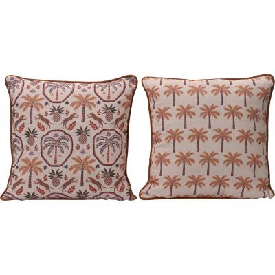 DECORIS ДЕКОРАТИВНА ВЪЗГЛАВНИЦА 874530 43х43х4см ПАЛМИ (874530)