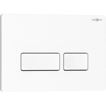 Mexen Tex 04 бутон за промиване, бял гланц - 6104-01 (6104-01)